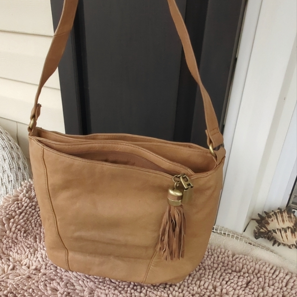 Genuine Leather Day/Evening Mood "Alfani" Hobo/Shoulder Bag -